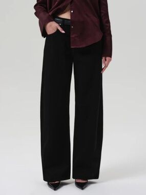 Citizens of humanity AYLA solid black size 25